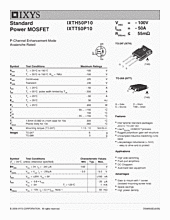 DataSheet IXTH50P10 pdf